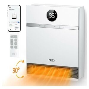 White Space Heater with Remote Control